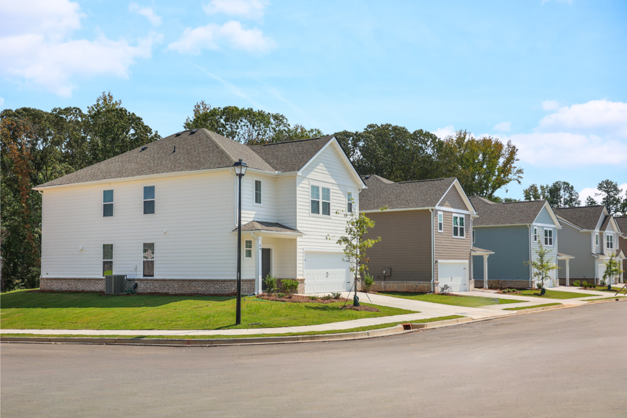 single family home front exterior